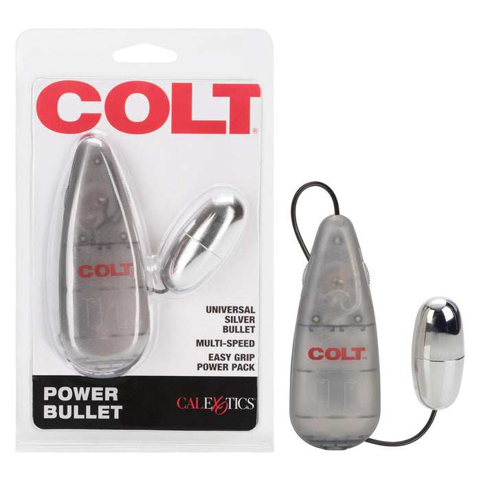 Colt Multi-Speed Power Pak Bullet Silver Egg Vibrator