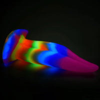 Creature Cocks Unicorn Kiss Tongue Glow-In-The-Dark Silicone Dildo