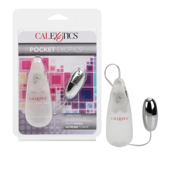 CalExotics Pocket Exotics Vibrating Silver Bullet Vibe