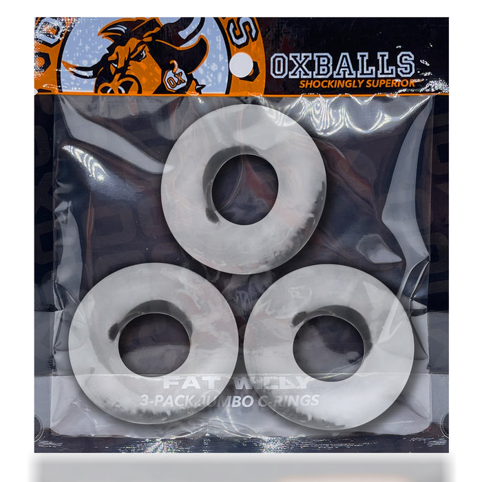 Fat Willy 3-Pack Jumbo C-Rings Clear