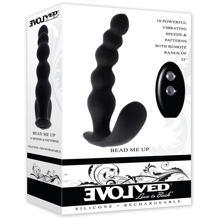 Evolved Bead Me Up Anal Vibrator Black