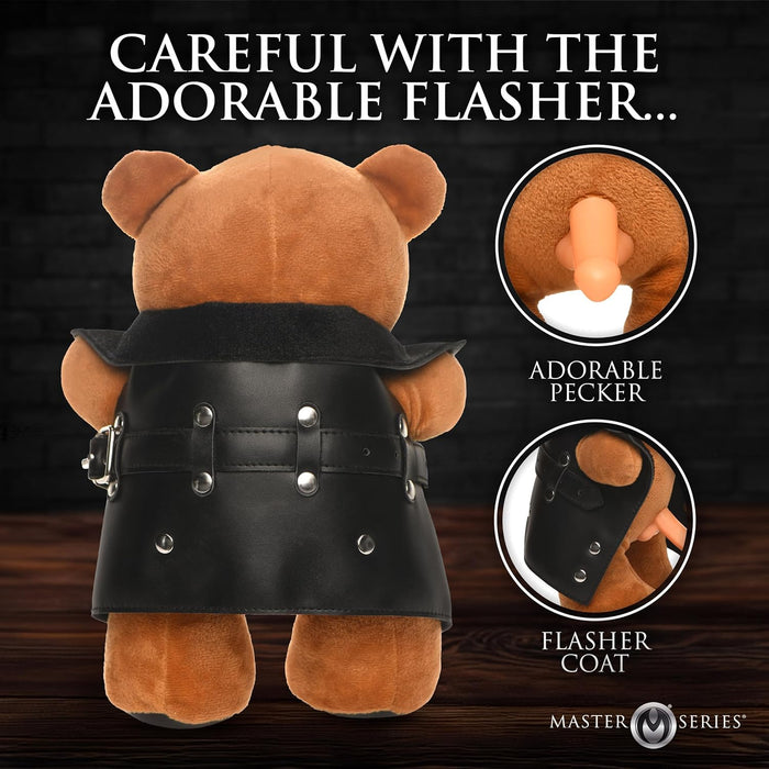 The Flasher Exhibitionist Teddy Bear Plush