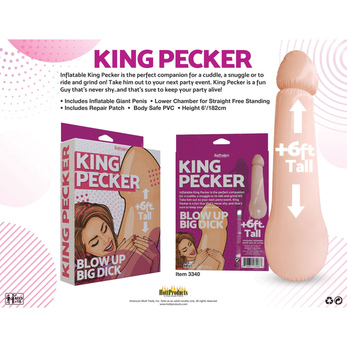 King Pecker 6 Foot Giant Inflatable Penis