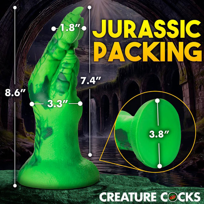 Creature Cocks Raptor Claw Fisting Silicone Fantasy Dildo Green