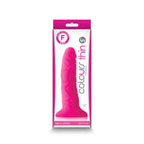 Dildo Colours Pleasures Thin 5" Dong Pink