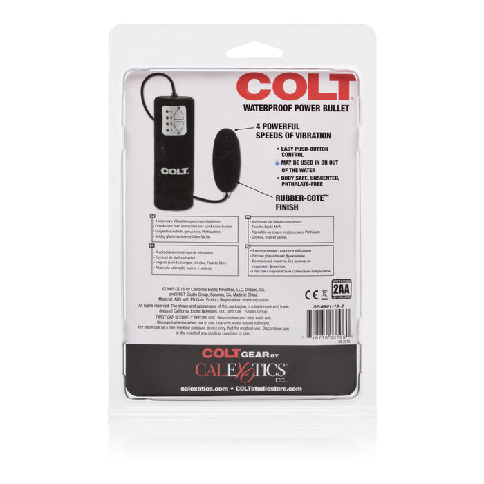 Colt Waterproof Power Bullet Egg Vibrator