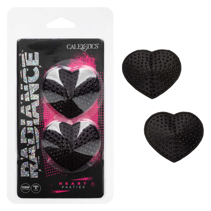 Radiance Heart Pasties Black