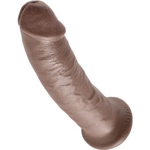 King Cock 9" Cock Brown - Realistic Dildo Dong