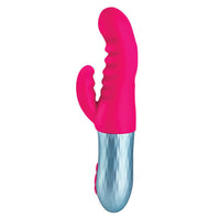 FemmeFunn Essenza Rabbit Vibrator Pink Silicone Thrusting Vibe