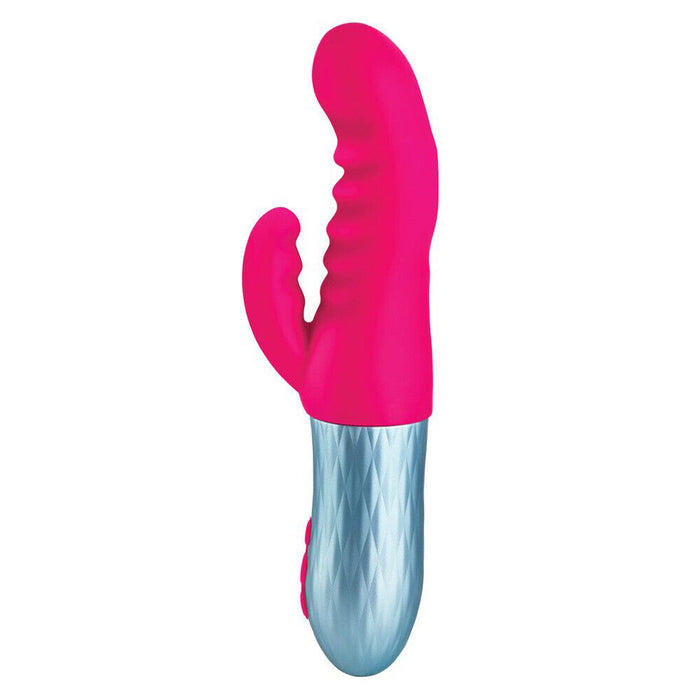 FemmeFunn Essenza Rabbit Vibrator Pink Silicone Thrusting Vibe