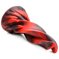 Creature Cocks Hell Kiss Twisted Tongues Silicone Dildo Red