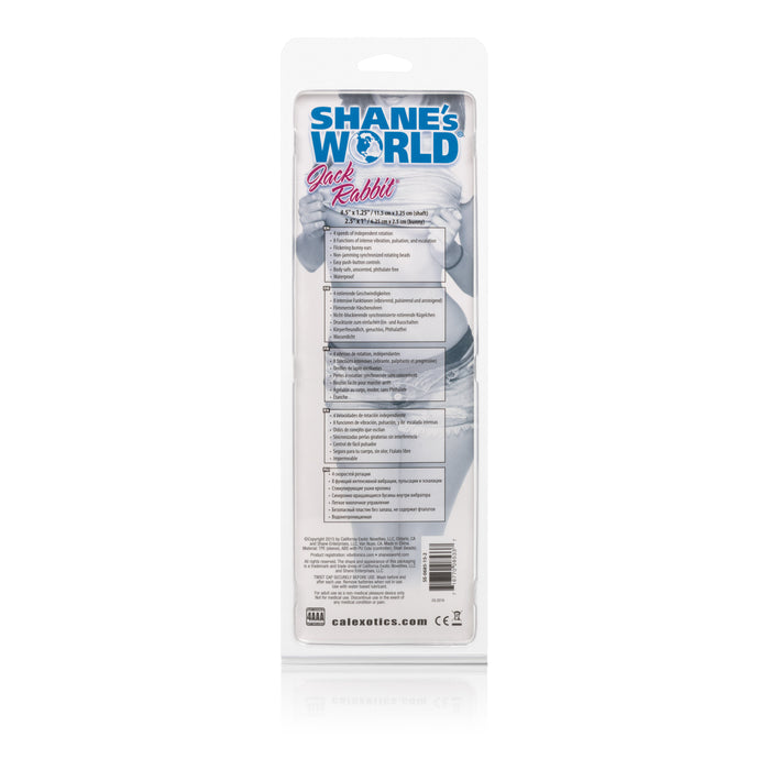 Shane's World Jack Rabbit Vibrator Blue