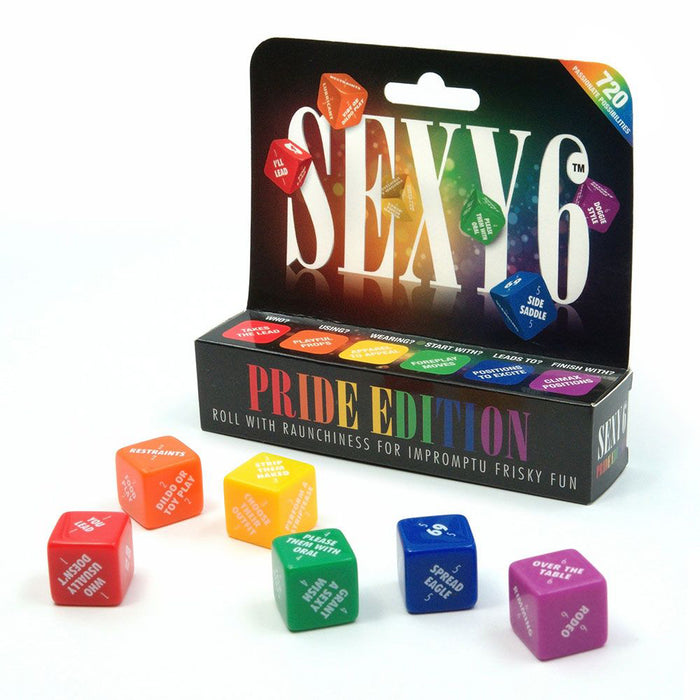 Sexy 6 Couples Dice Game Pride Edition