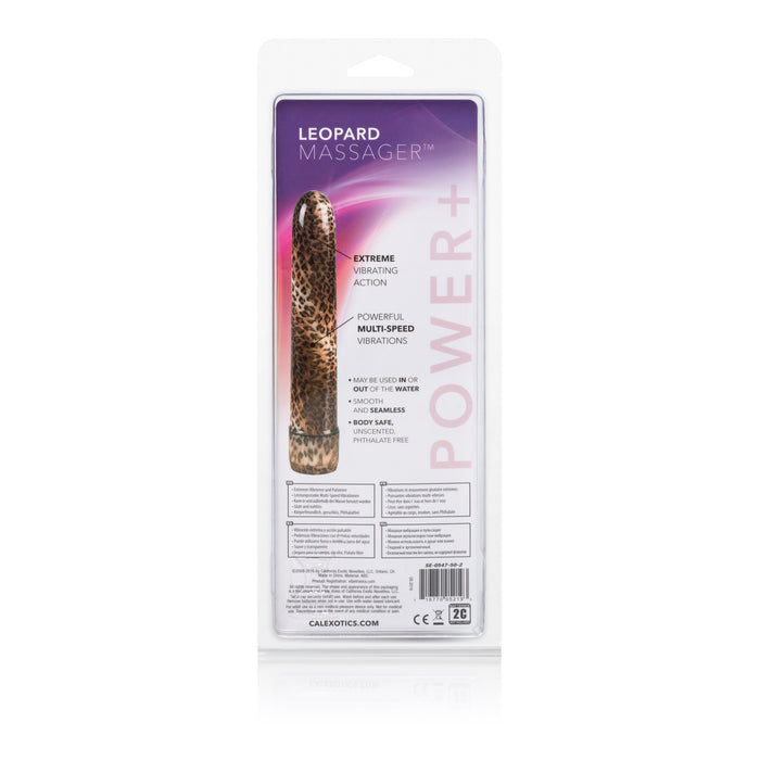 Leopard Massager Traditional Vibrator Brown