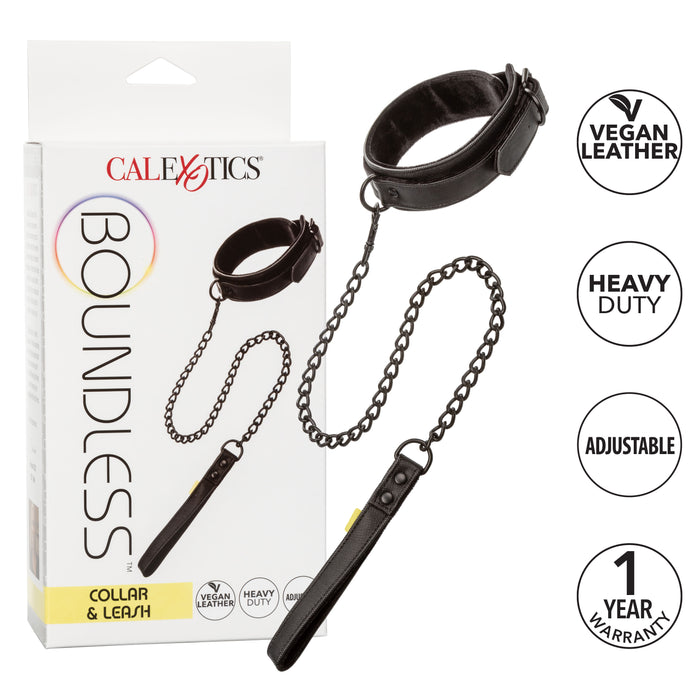 Boundless Collar & Leash Black