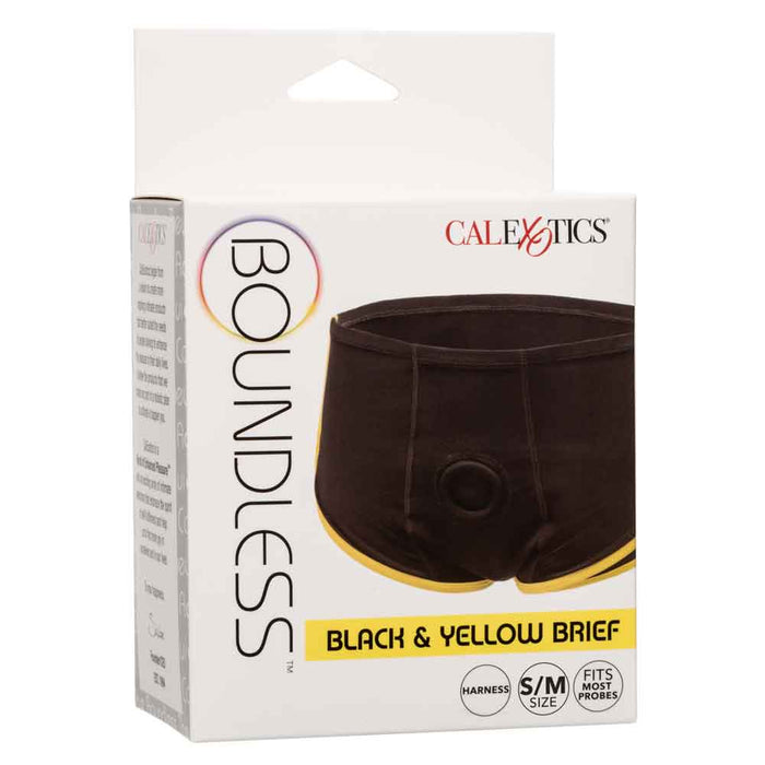 Boundless Harness Brief Black and Yellow S / M