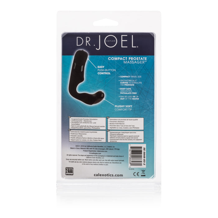 Dr. Joel Kaplan Compact Prostate Massager Black