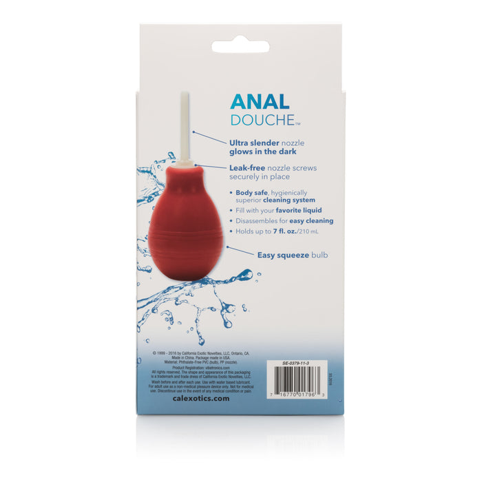 CalExotics Anal Douche Cleaning System Red