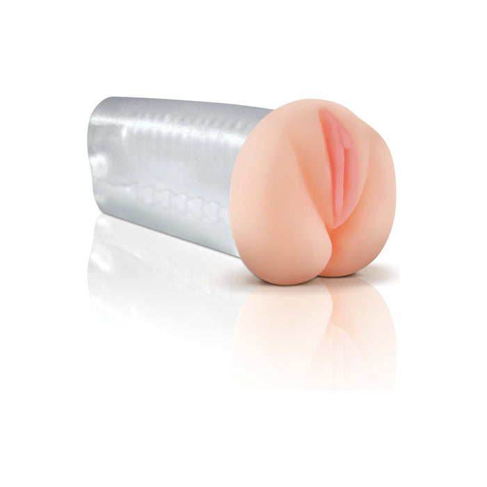 Pipedream Extreme Deluxe See Thru Stroker Beige