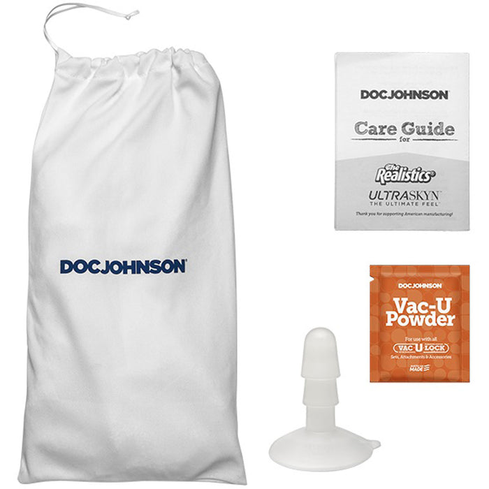 Signature Cocks Dan Damage 10" Cock With Removable Vac-U-Lock Suction Cup