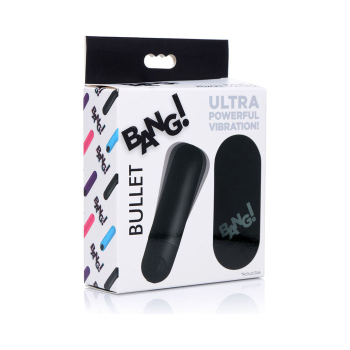 Bang Vibrating Bullet Vibe With Remote Control Black