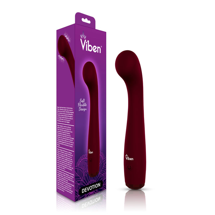 Viben Devotion Ruby Intense G-Spot Vibe Red