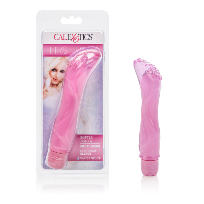 California Exotics First Time Softee Teaser Vibe Pink Clitoral Vibrator