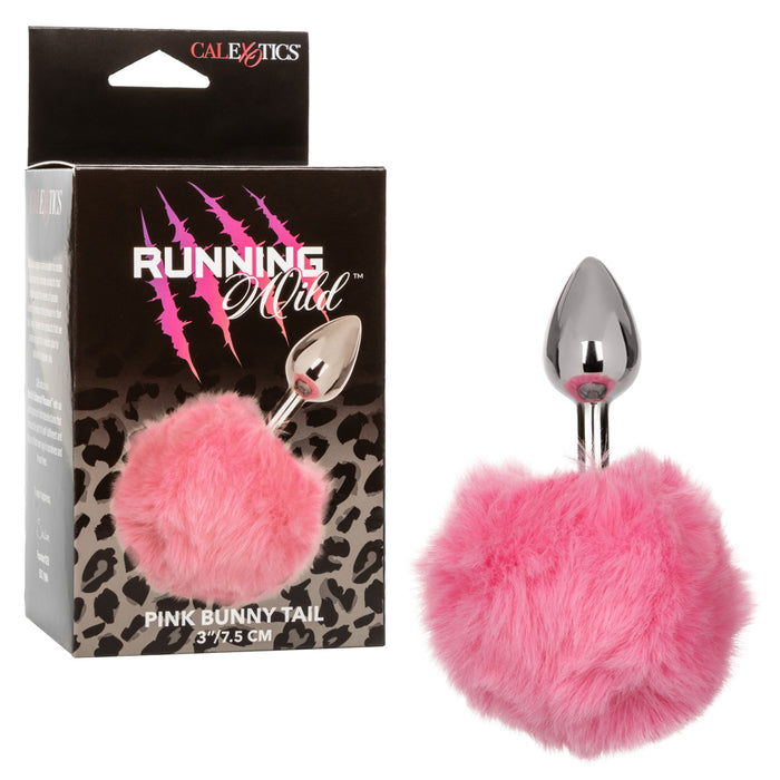 Running Wild Bunny Tail Butt Plug Pink