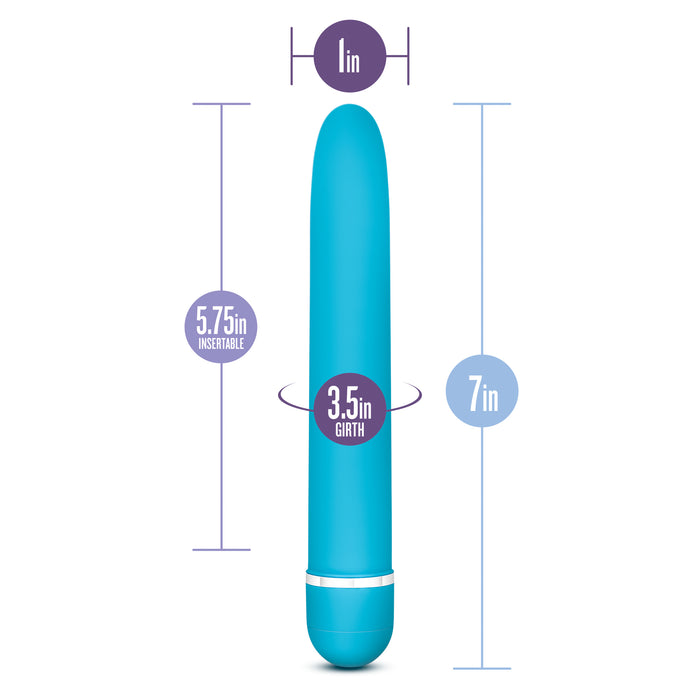 Blush Rose Luxuriate Vibrator Blue