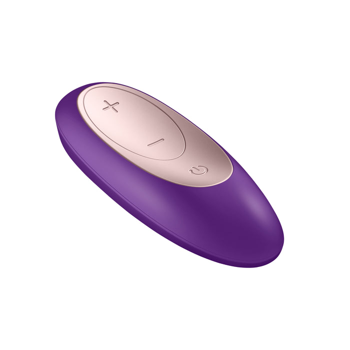 Satisfyer Double Plus Remote Purple