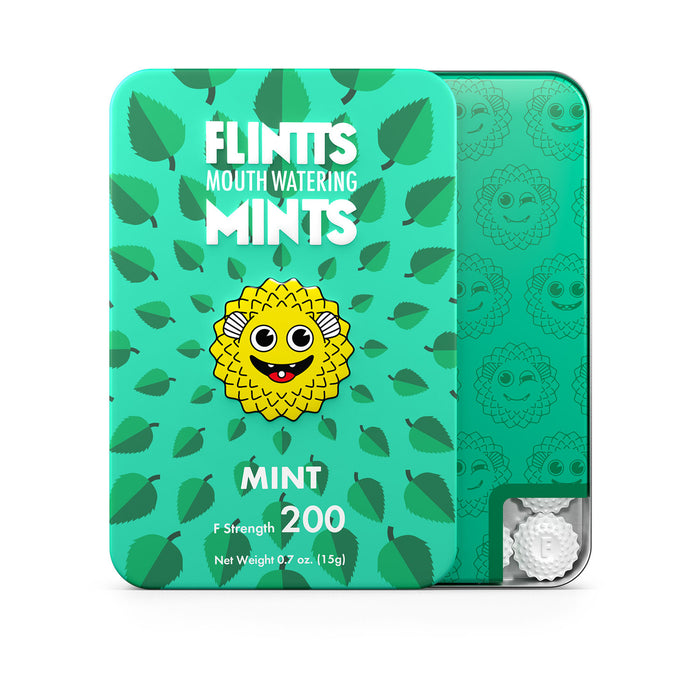 Flintts Mouth Watering Mints Mint F-Strength 200