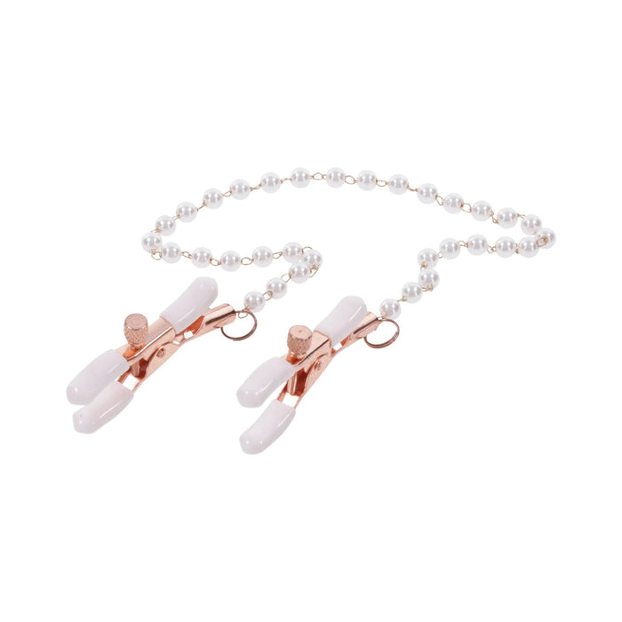 Peaches ‘N Creame Pearl Nipple Clamps Pink