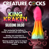 Creature Cocks King Kraken Silicone Fantasy Dildo