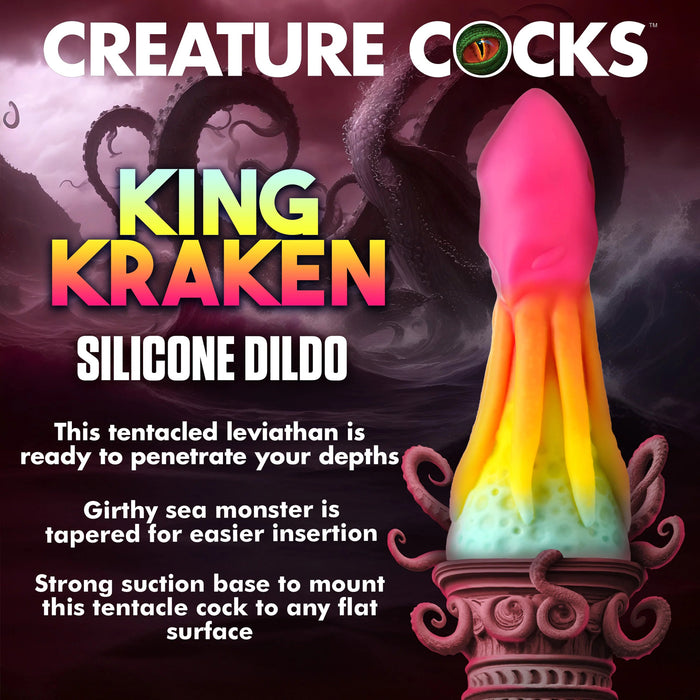 Creature Cocks King Kraken Silicone Fantasy Dildo