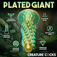 Creature Cocks Stegosaurus Spiky Reptile Silicone Fantasy Dildo