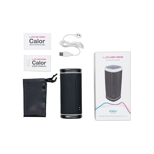 Lovense Calor Compact Heating Masturbator Black