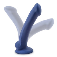 Blush Avant D10 Ergo Mini Indigo 6.5" Dildo Dual Density Dong w Suction Cup