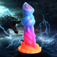 Creature Cocks Aqua-Cock Glow-In-The-Dark Silicone Fantasy Dildo