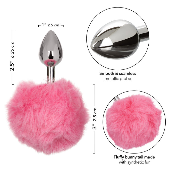 Running Wild Bunny Tail Butt Plug Pink