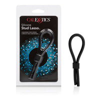 Silicone Stud Lasso Black - Male Erection Tie Prolong Cock Ring