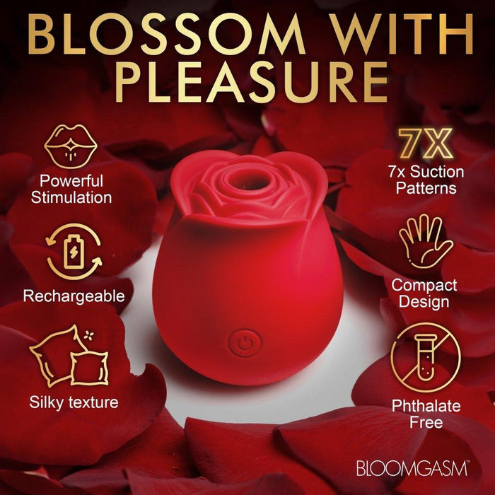 Bloomgasm The Perfect Rose Clitoral Stimulator Red