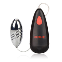 Colt Waterproof Silver Turbo Bullet Clitoral Anal Egg Vibrator