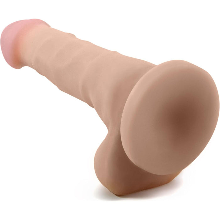 Au Naturel 7" Sam Ultra Soft Sensa Feel Dual Density Dildo Beige