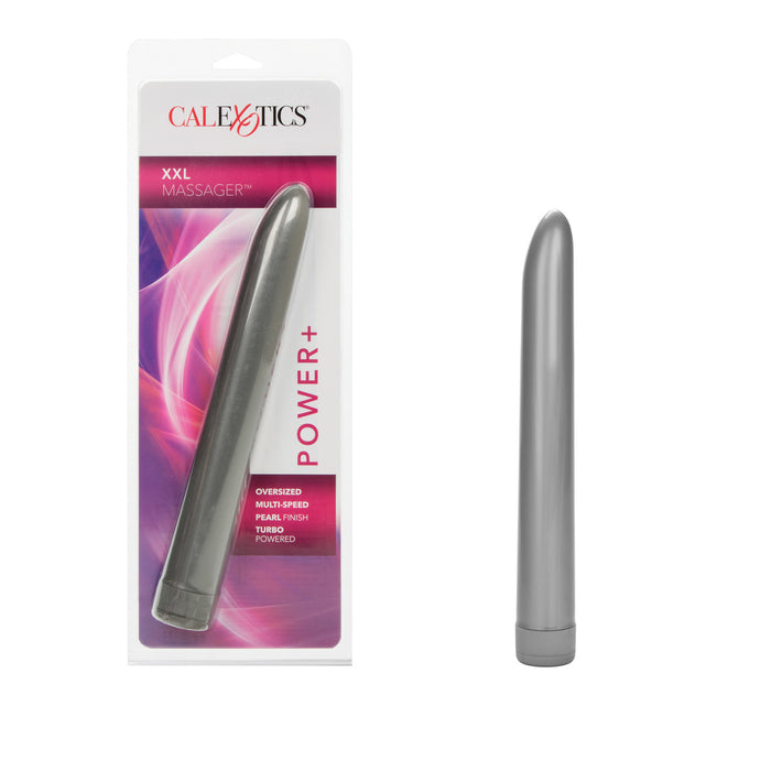 CalExotics XXL 10" Vibrator Silver