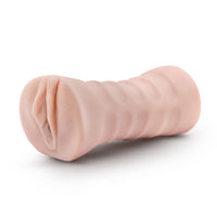 M For Men Rain Beige Realistic Vibrating Male Masturbator