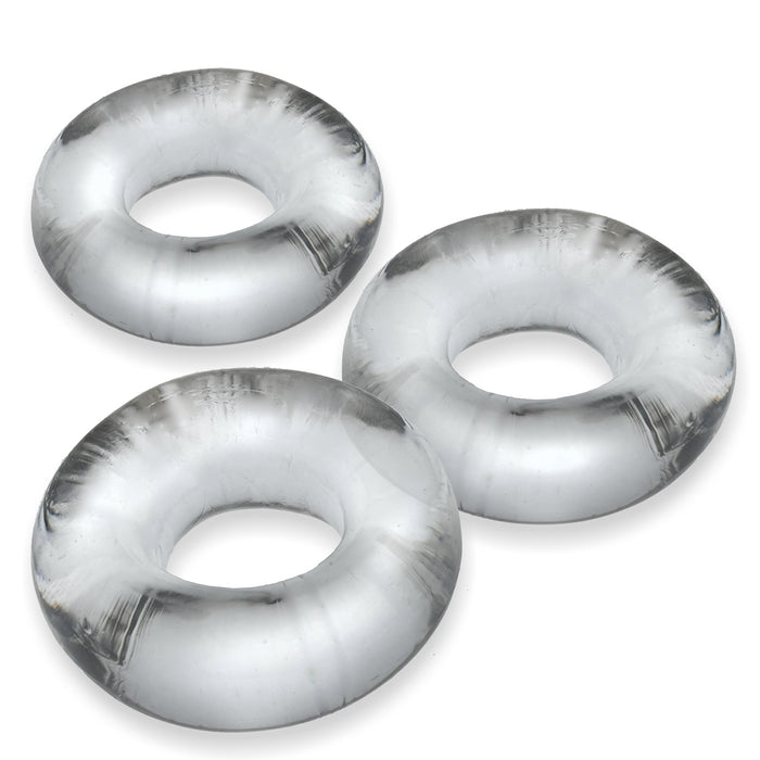 Fat Willy 3-Pack Jumbo C-Rings Clear