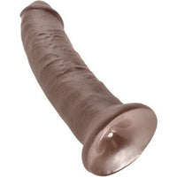 King Cock 9" Cock Brown - Realistic Dildo Dong