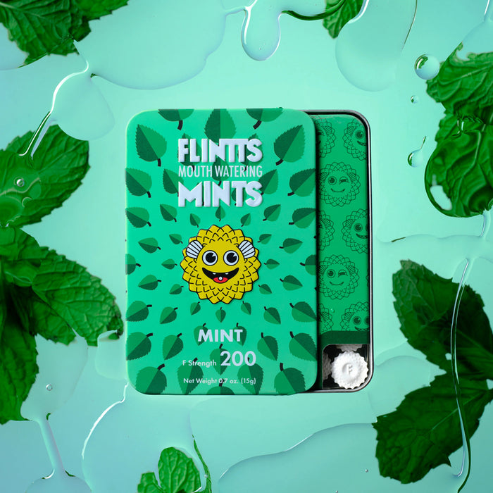 Flintts Mouth Watering Mints Mint F-Strength 200