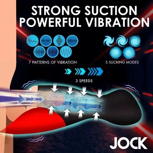 Jock Sucking & Vibrating Pussy Masturbator