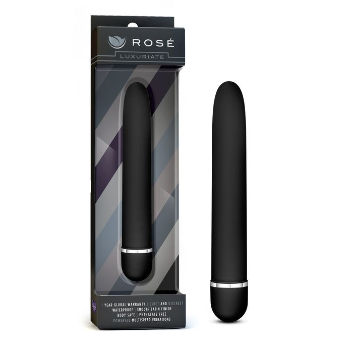 Blush Rose Luxuriate Vibrator Black